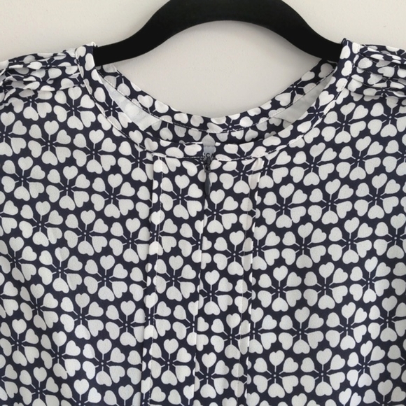 REBECCA MINKOFF | Cassandra Shift Dress Cap Sleeves, Navy & White, Women's S - Picture 4 of 15